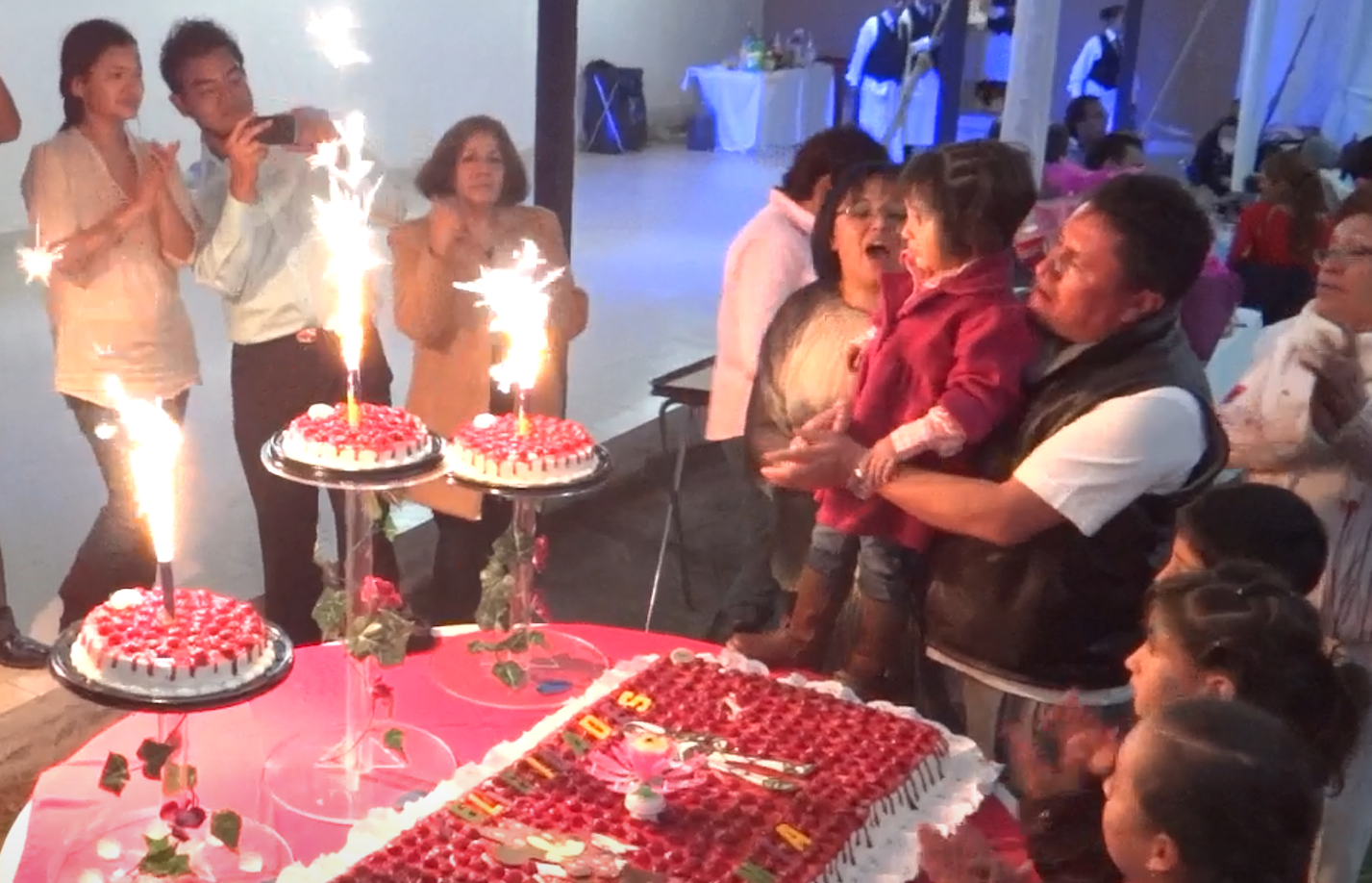 Fiesta familiar de cumpleaños